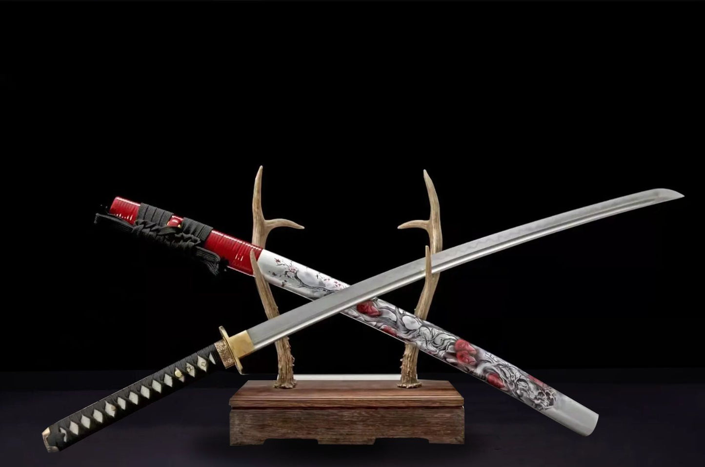 Katana Ama (T10 Steel with Genuine Hamon & Ray Skin)