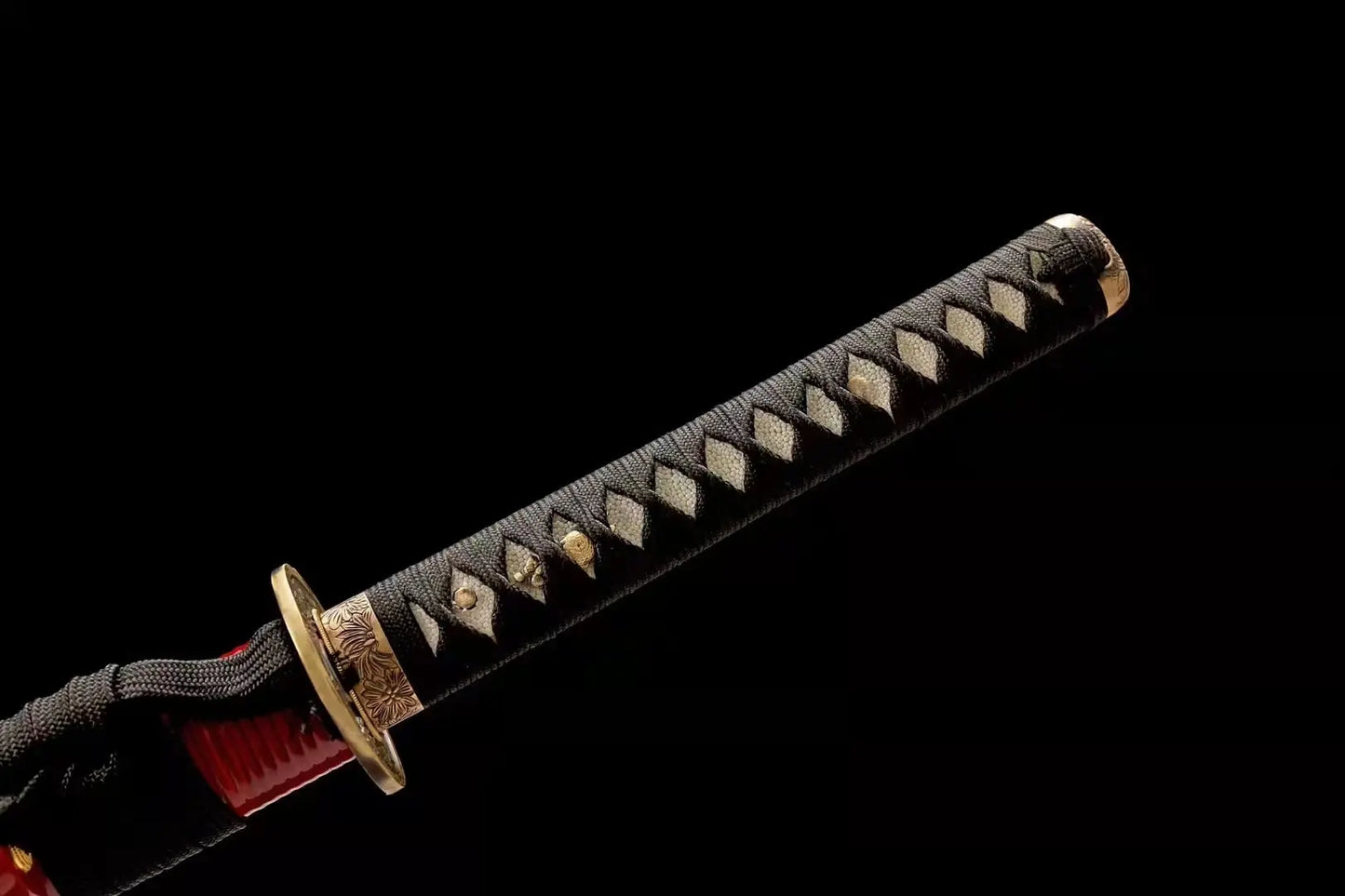 Katana Ama (T10 Steel with Genuine Hamon & Ray Skin)