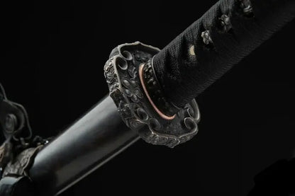 Katana Kaizu (Damascus Steel & Genuine Hamon)