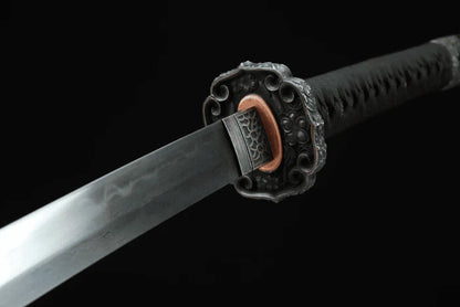 Katana Kaizu (Damascus Steel & Genuine Hamon)