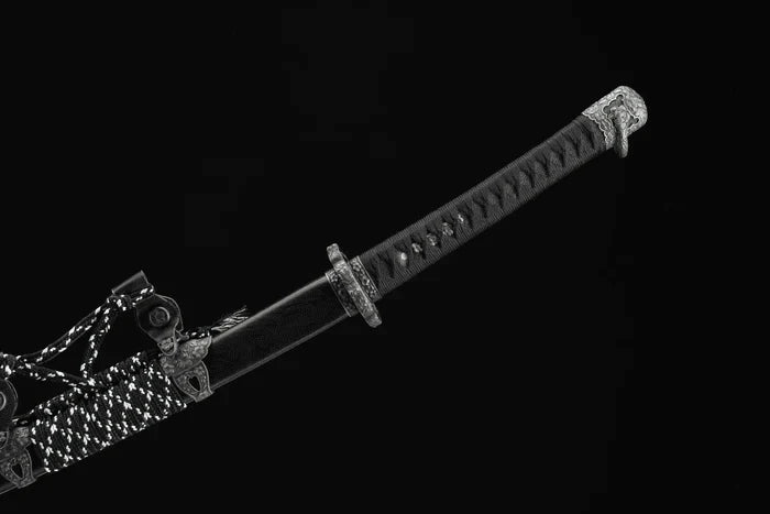 Katana Kaizu (Damascus Steel & Genuine Hamon)