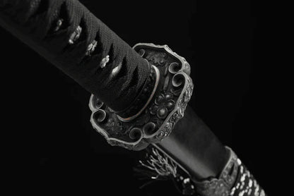 Katana Kaizu (Damascus Steel & Genuine Hamon)