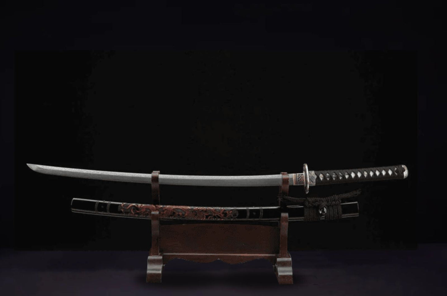 Katana Hashima (Damascus Steel)