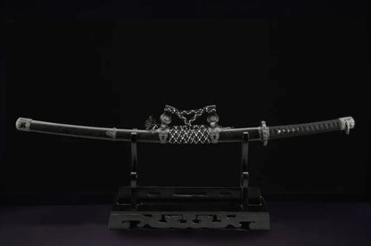 Katana Kaizu (Damascus Steel & Genuine Hamon)