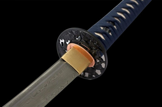 Sakura Katana (Damascus Steel & Genuine Ray Skin)