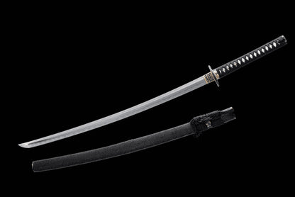 Katana Kiryu (T10 Damascus Steel & Genuine Hamon)