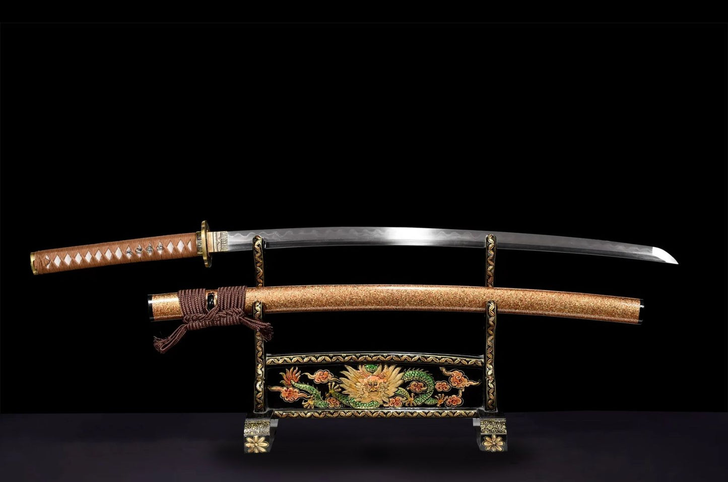 Kanazawa Katana (Damascus Steel, Genuine Hamon & Ray Skin)