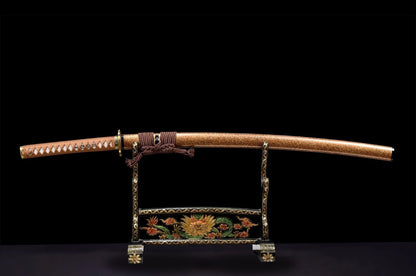 Kanazawa Katana (Damascus Steel, Genuine Hamon & Ray Skin)