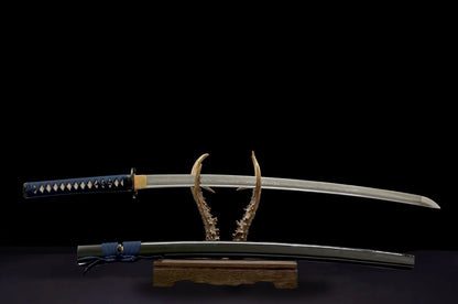 Sakura Katana (Damascus Steel & Genuine Ray Skin)