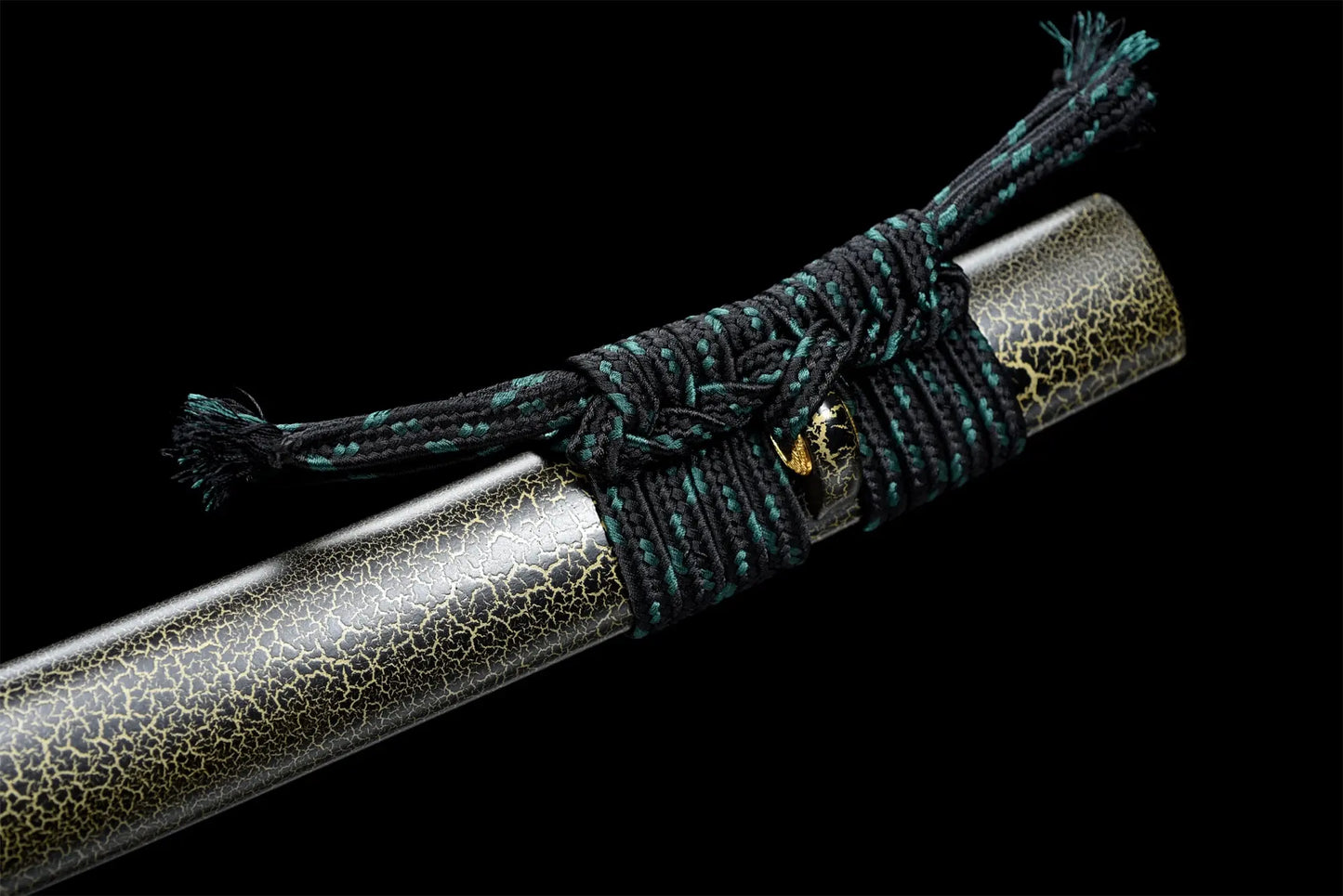 Spring Katana (Grilled Gold Damascus Steel)