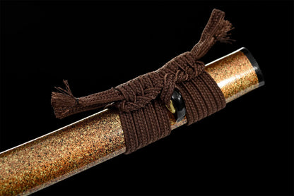 Kanazawa Katana (Damascus Steel, Genuine Hamon & Ray Skin)