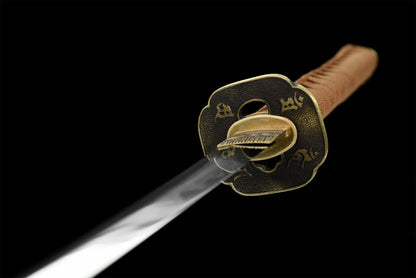 Kanazawa Katana (Damascus Steel, Genuine Hamon & Ray Skin)