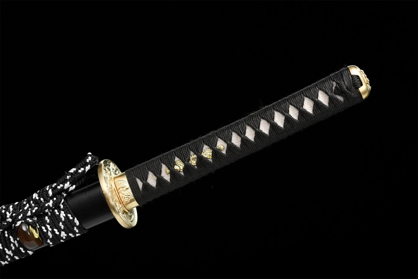 Katana Kuji (T10 Steel & Genuine Hamon & Ray Skin)