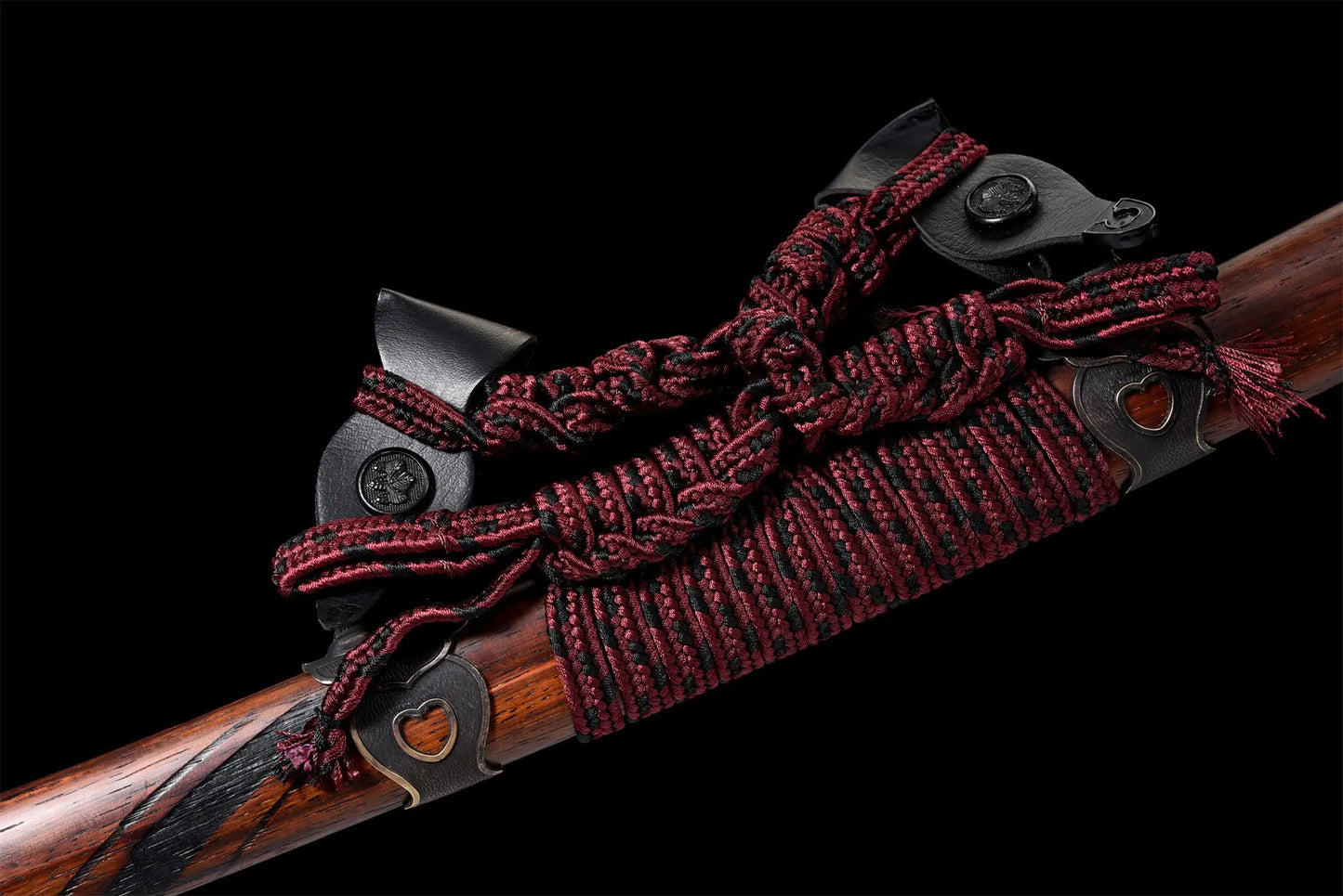 Wave Damascus Katana (Damascus Steel & Genuine Hamon)