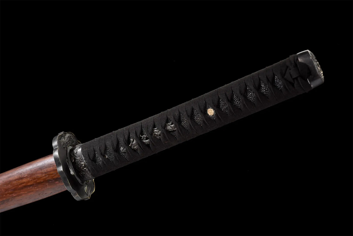 Wave Damascus Katana (Damascus Steel & Genuine Hamon)