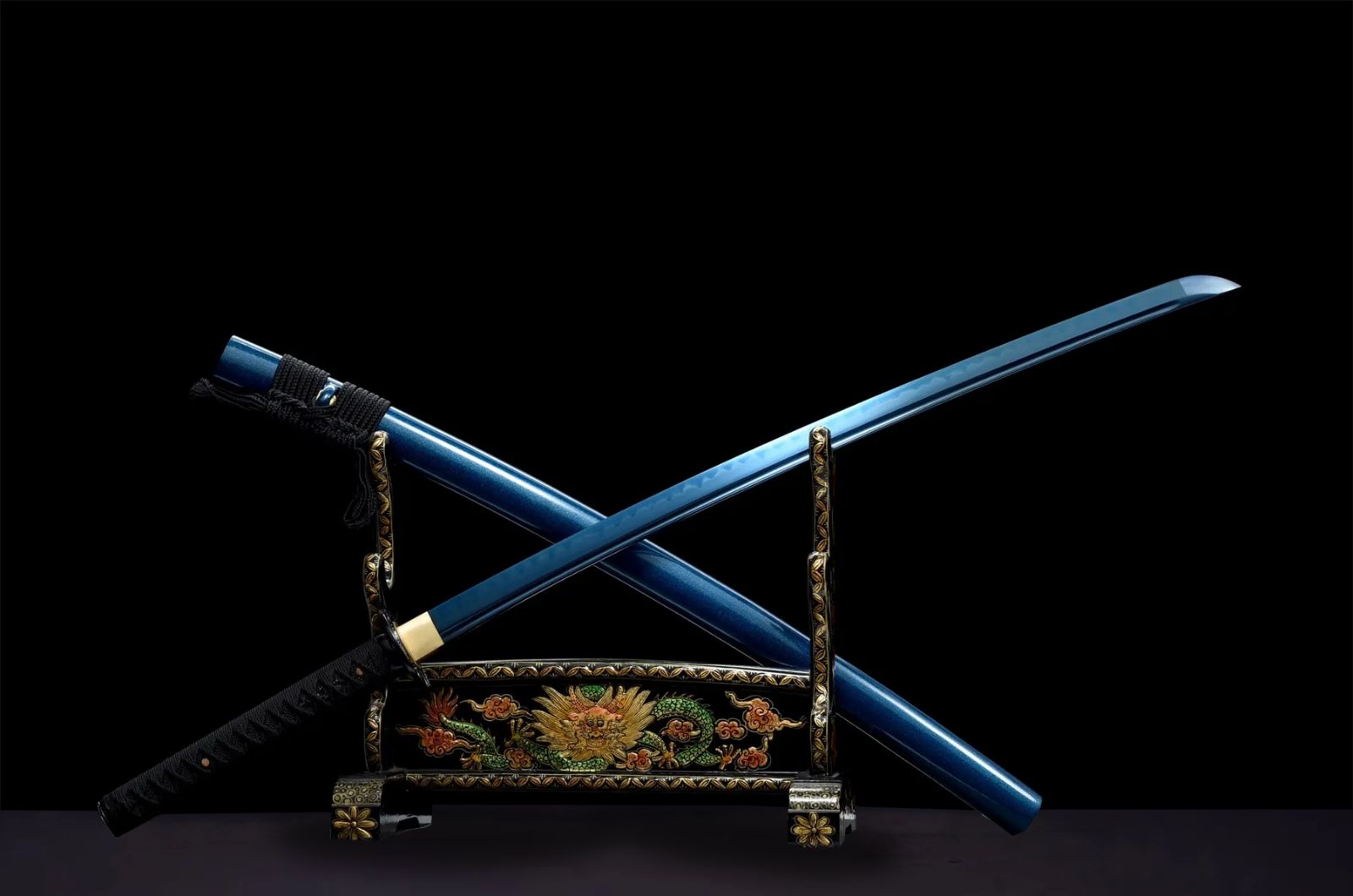Abyss Katana (1095 Carbon Steel with Genuine Hamon) - Image 3