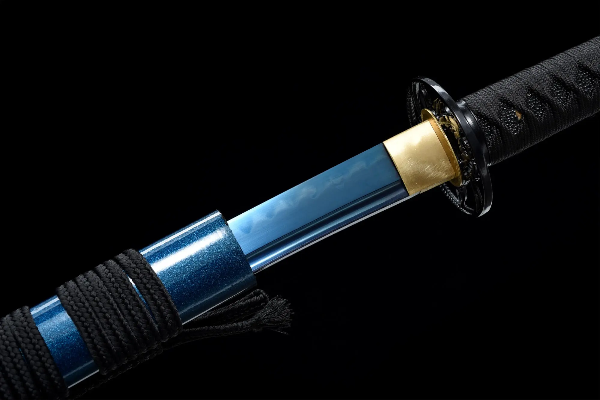 Abyss Katana (1095 Carbon Steel with Genuine Hamon) - Image 5