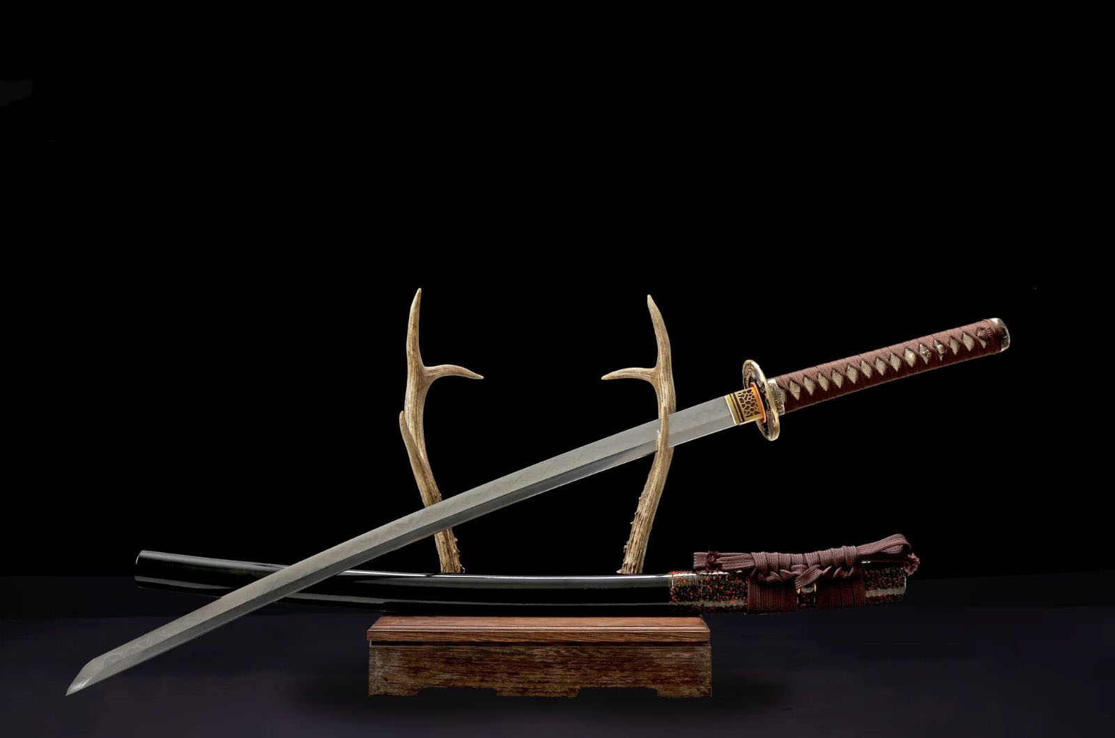 Katana Shinshiro (T10 Steel, Real Hamon and Ray Skin) - Image 2