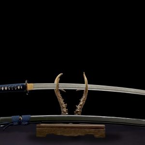 Sakura Katana (Damascus Steel & Genuine Ray Skin)