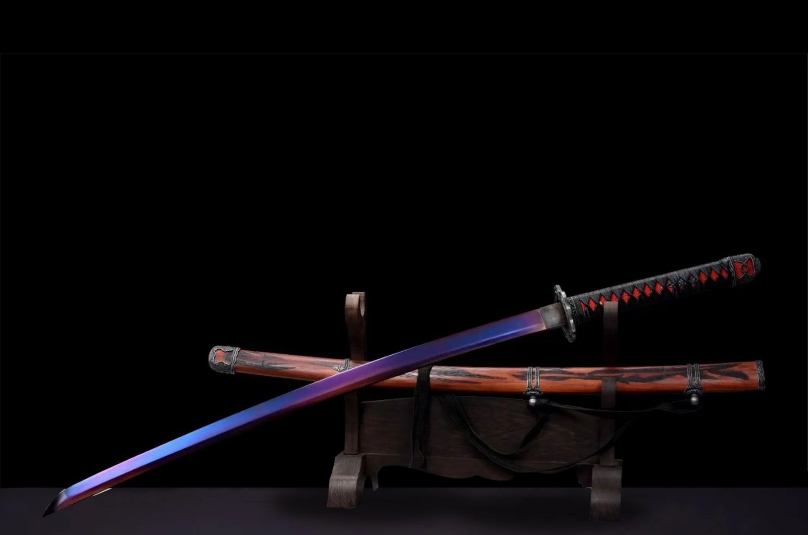 Sekiro Katana – Deadly Purple Blade (Purple T10 Steel) - Image 2
