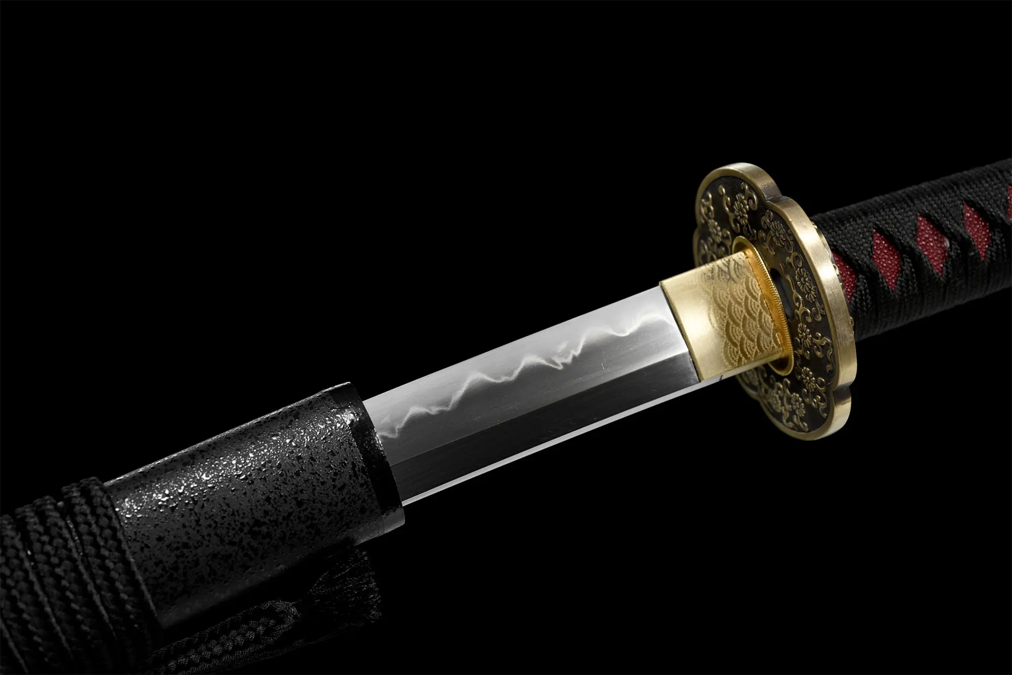 Tono Katana (T8 Steel with Genuine Gunome Hamon & Genuine Ray Skin) - Image 5