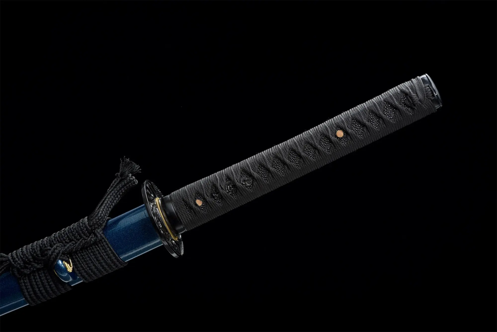 Abyss Katana (1095 Carbon Steel with Genuine Hamon) - Image 10