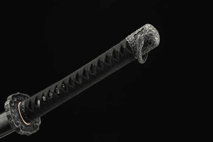 Katana Kaizu (Damascus Steel & Genuine Hamon) - Image 12