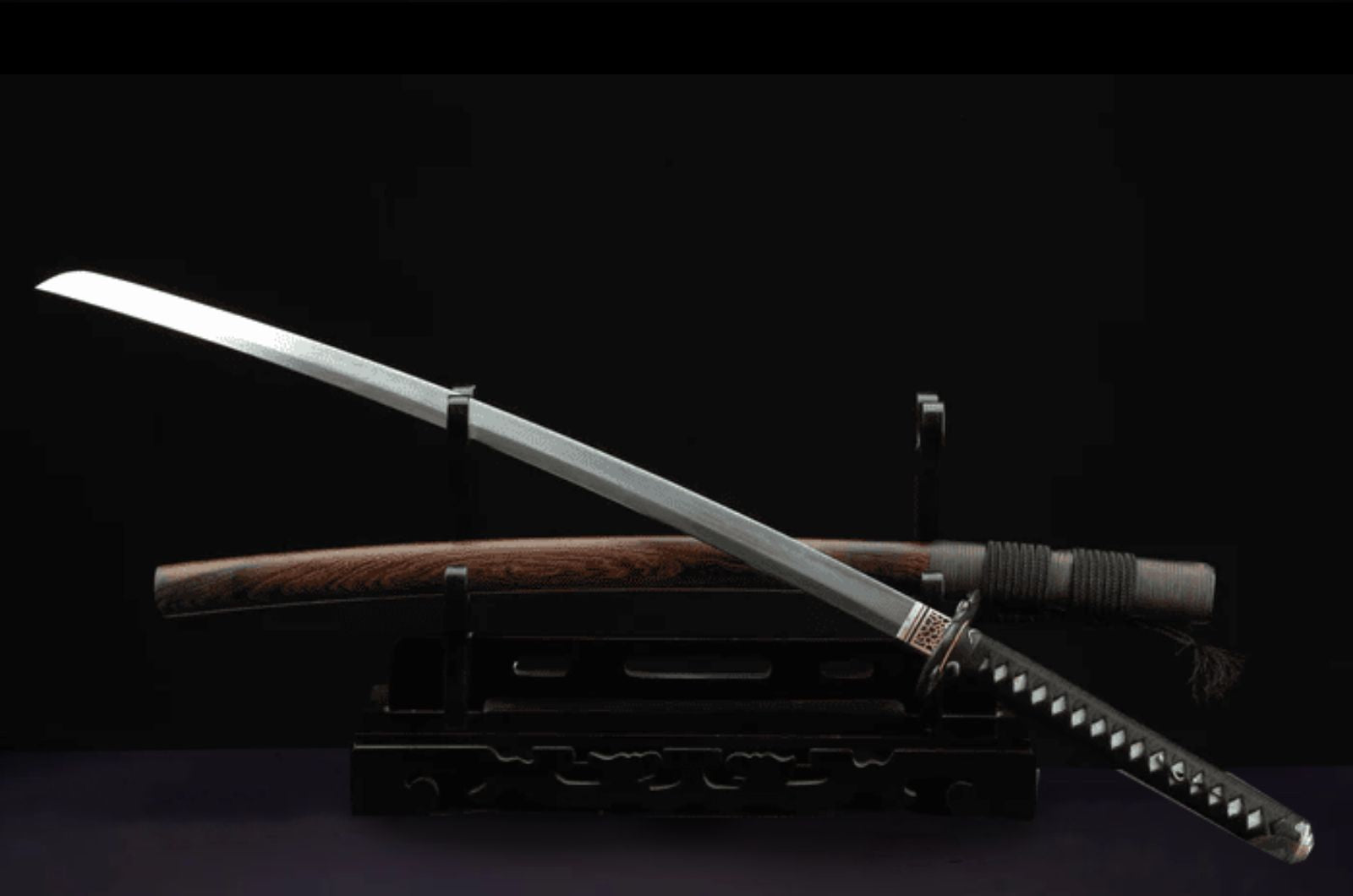 Katana Kani (Damascus Steel with Genuine Hamon) - Image 4