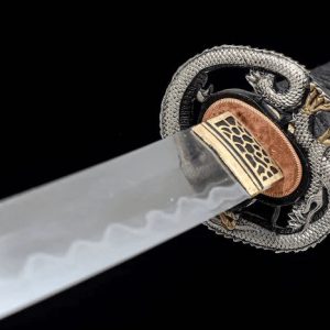 Katana Kiryu (T10 Damascus Steel & Genuine Hamon)